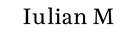 Iulian M Logo