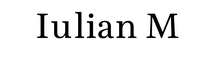 Iulian M Logo